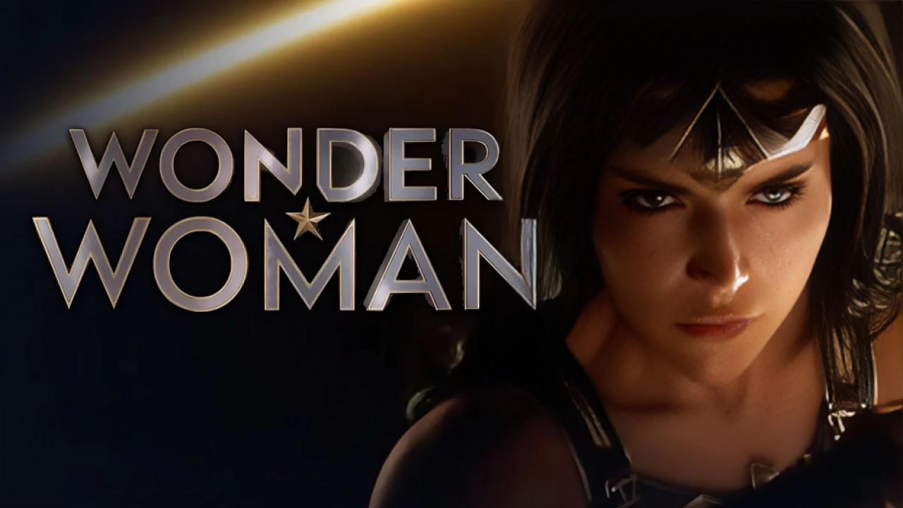 Essa imagem mostra a personagem Mulher Maravilha no trailer de anuncio do jogo Diana